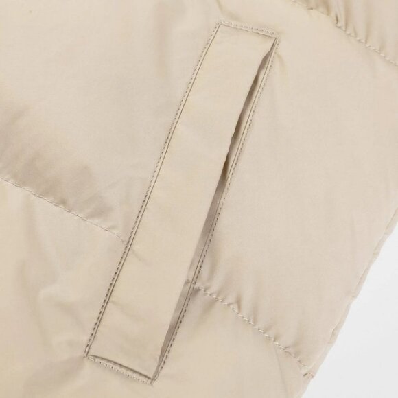 Khaki Mens Zipper Puffer Coat - Picture 6 of 7